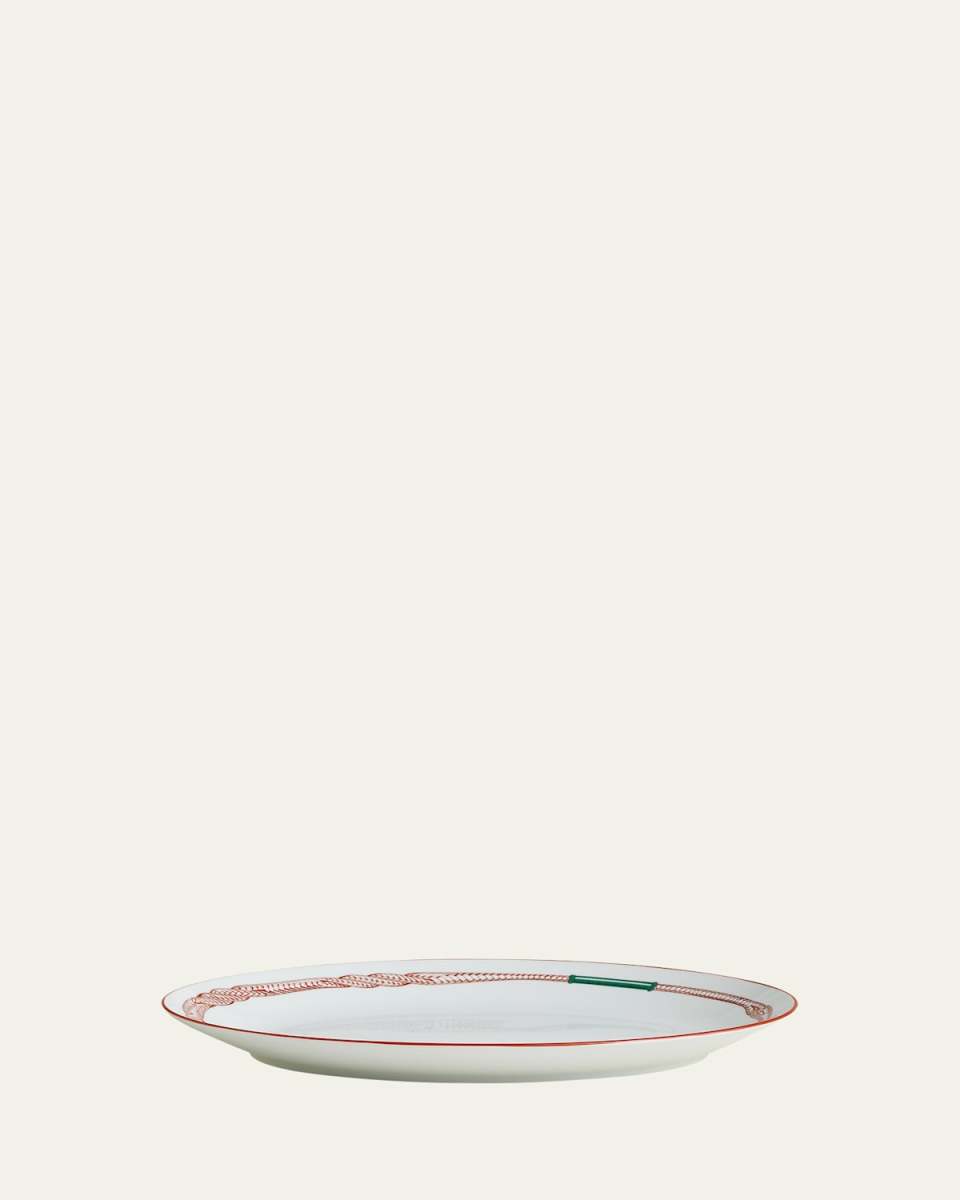 Tressages Equestres Small Oval Platter